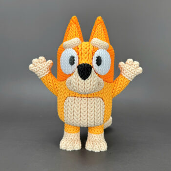Bingo Amigurumi 3D - Boneco Estilo Crochê