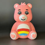 Cheer Bear Amigurumi 3D - Boneco Estilo Crochê