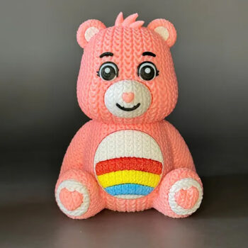 Cheer Bear Amigurumi 3D - Boneco Estilo Crochê