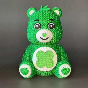 Good Luck Bear Amigurumi 3D - Boneco Estilo Crochê