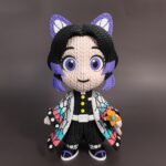 Shinobu Amigurumi 3D - Boneco Estilo Crochê