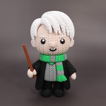 Draco Amigurumi 3D - Boneco Estilo Crochê