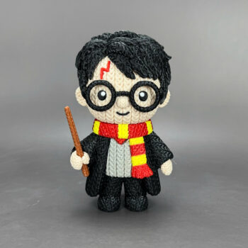 Harry Amigurumi 3D - Boneco Estilo Crochê