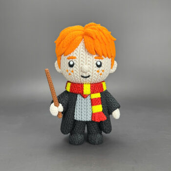 Ron Amigurumi 3D - Boneco Estilo Crochê