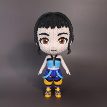 Zoey Amigurumi 3D - Boneco Estilo Crochê