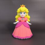 Peach Amigurumi 3D - Boneco Estilo Crochê