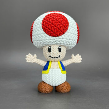 Toad Amigurumi 3D - Boneco Estilo Crochê