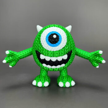 Mike Amigurumi 3D - Boneco Estilo Crochê