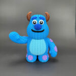 Sulley Amigurumi 3D - Boneco Estilo Crochê