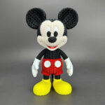 Mickey Amigurumi 3D - Boneco Estilo Crochê