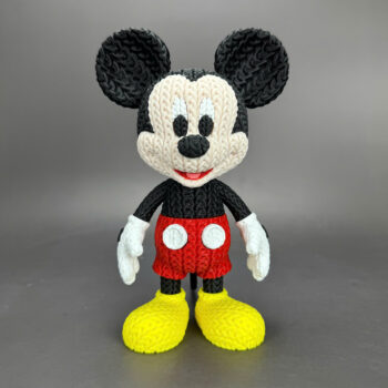 Mickey Amigurumi 3D - Boneco Estilo Crochê