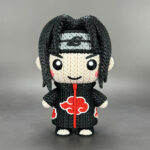 Itachi Amigurumi 3D - Boneco Estilo Crochê