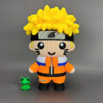 Naruto Amigurumi 3D - Boneco Estilo Crochê