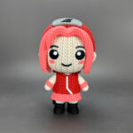 Sakura Amigurumi 3D - Boneco Estilo Crochê