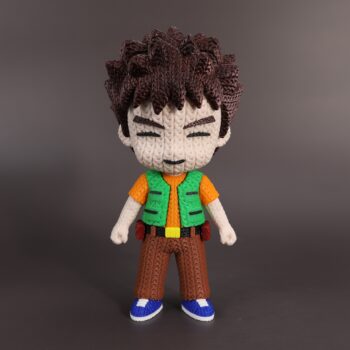 Brock Amigurumi 3D - Boneco Estilo Crochê