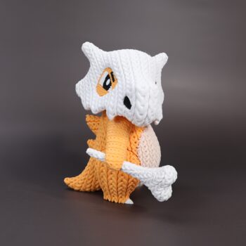 Cubone Amigurumi 3D - Boneco Estilo Crochê