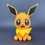 Eevee Amigurumi 3D - Boneco Estilo Crochê