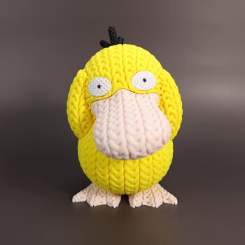 Psyduck Amigurumi 3D - Boneco Estilo Crochê