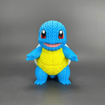 Squirtle Amigurumi 3D - Boneco Estilo Crochê