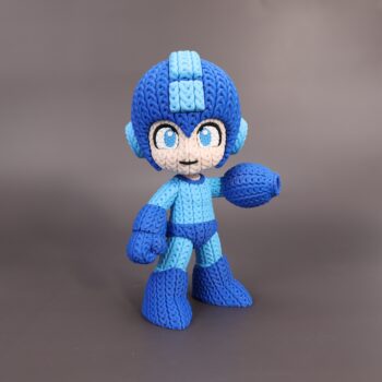 Megaman Amigurumi 3D - Boneco Estilo Crochê