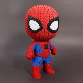 Spider-Man Amigurumi 3D - Boneco Estilo Crochê