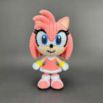 Amy Amigurumi 3D - Boneco Estilo Crochê