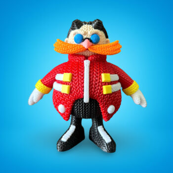 Dr Eggman Amigurumi 3D - Boneco Estilo Crochê