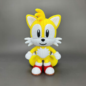Tails Amigurumi 3D - Boneco Estilo Crochê