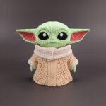 Baby Yoda Amigurumi 3D - Boneco Estilo Crochê