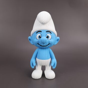Smurf Amigurumi 3D - Boneco Estilo Crochê